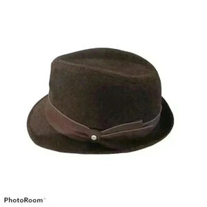 Stetson Brown Unisex Fedora Hat L/XL